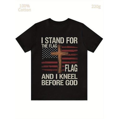 Men'S T-Shirt: 100% Cotton, Black & Fashionable! Boasting Loose, Breathable Comfort, Regular Fit, Short Sleeve,...