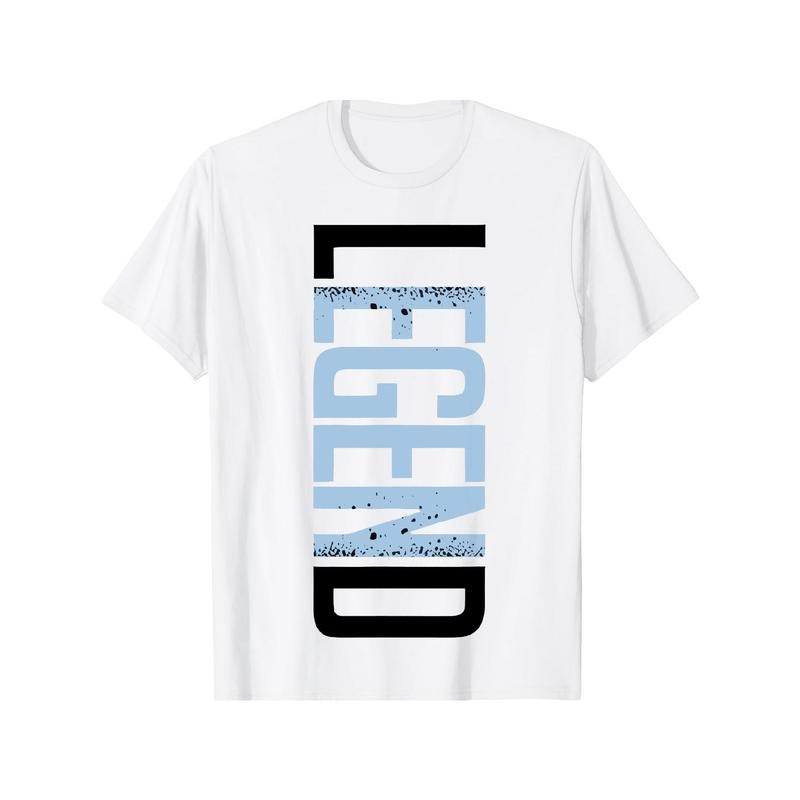 Men's 100 Percent Cotton Unisex Graphic T-Shirt - "LEGEND" Bold Typography With Splash Design - Ideal For Followers,...
