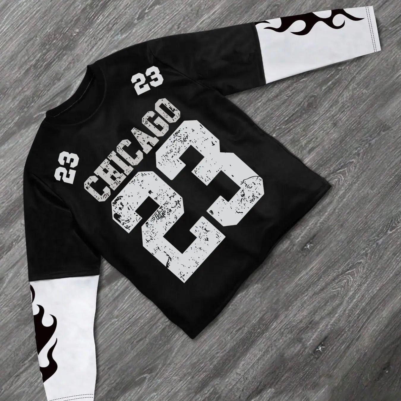 2 1 Colorblock Letter & Number Print Long Sleeve Regular Fit Casual Street Round Neck Daily Top All Seasons T-Shirts, Hoodie, Sweatshirt