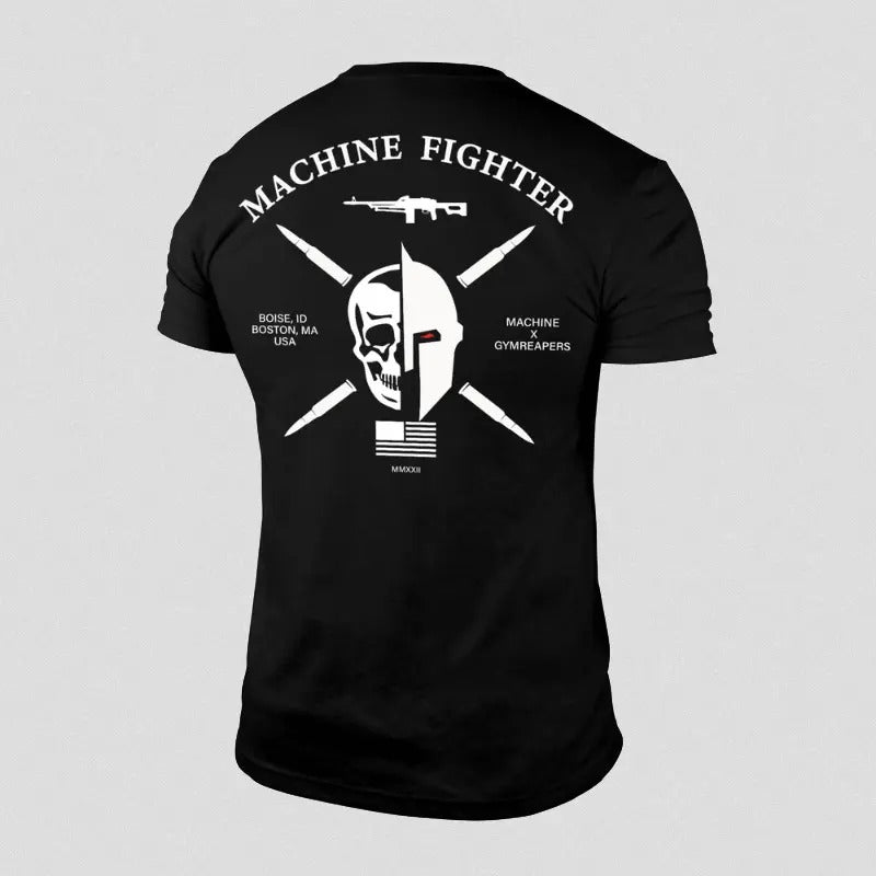 Men's 7.62 Machine Fighter Tee - Unique Printed T-Shirt