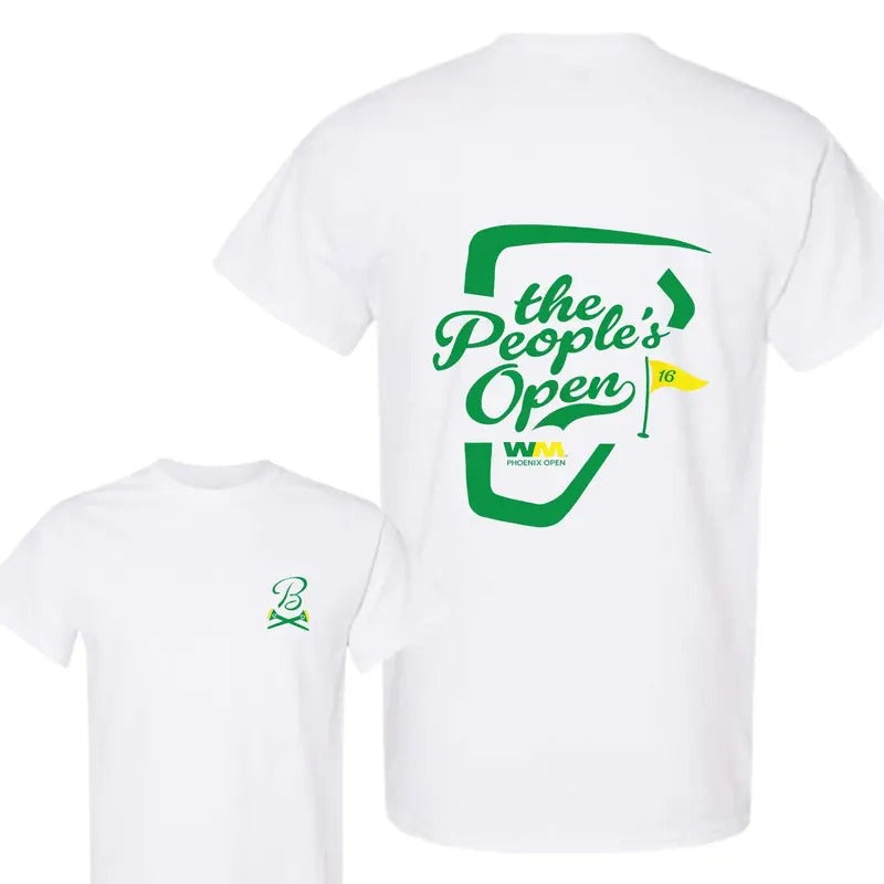 Men's Barstool Golf White WM Phoenix Open The People's Open T-Shirt Casual Menswear Hoodie Sweatshirt | PrintMintTees.com