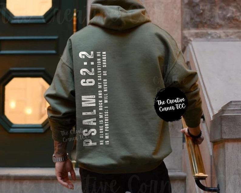 Men's Christian Hoodie Bible Verse Hoodie Jesus Hoodie Christian Shirt Christian Gifts Men Christian Sweatshirt Christian...