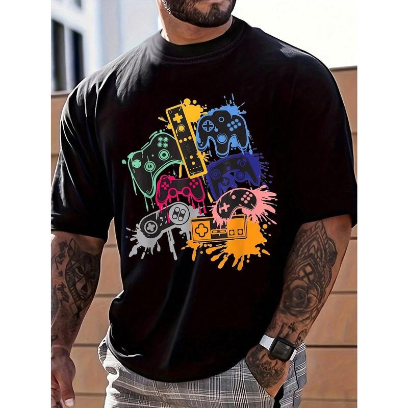 Men's Game Console Printed Short Sleeve T-Shirt Made in USA Hoodie Sweatshirt | PrintMintTees.com