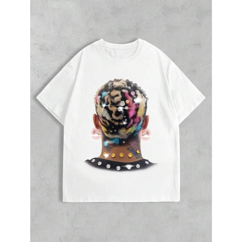 Men's Graphic Print Crew Neck Short Sleeve T-Shirt, Summer Made in USA Hoodie Sweatshirt | PrintMintTees.com