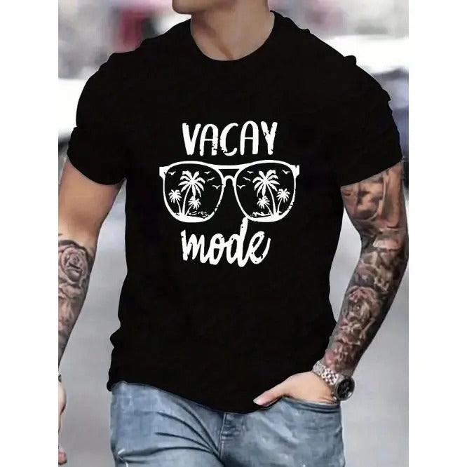 Men's Summer Sunglasses Print Fashion Casual Short Sleeve T-Shirt Made in USA Hoodie Sweatshirt | PrintMintTees.com