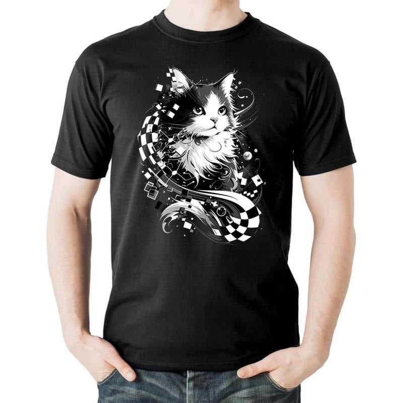 Men's T-Shirt Graphic Print Round Neck Short Sleeve T Shirt Cool Design Cotton Tee made in usa Hoodie Sweatshirt