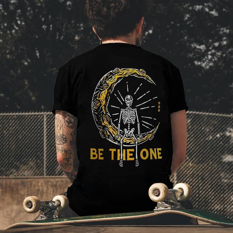 Men's T-shirt, Be The One Printed Men's T-shirt, Gifts for the Man of Character,Merch gift Hoodie Sweatshirt