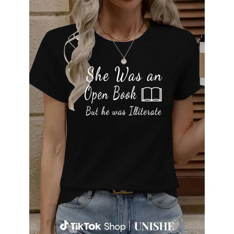 Men's and Women's Casual Cotton T-Shirt with Funny Quotes