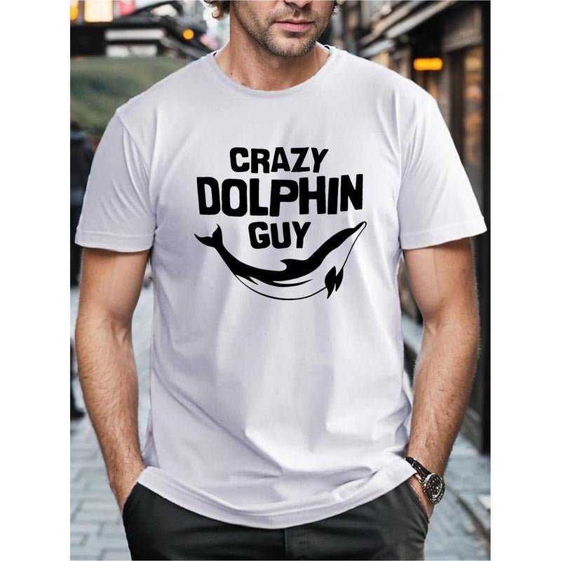 Men's fashion letter print T-shirt, casual fashion T-shirt, street style short-sleeved crew-neck shirt Made in USA Hoodie...