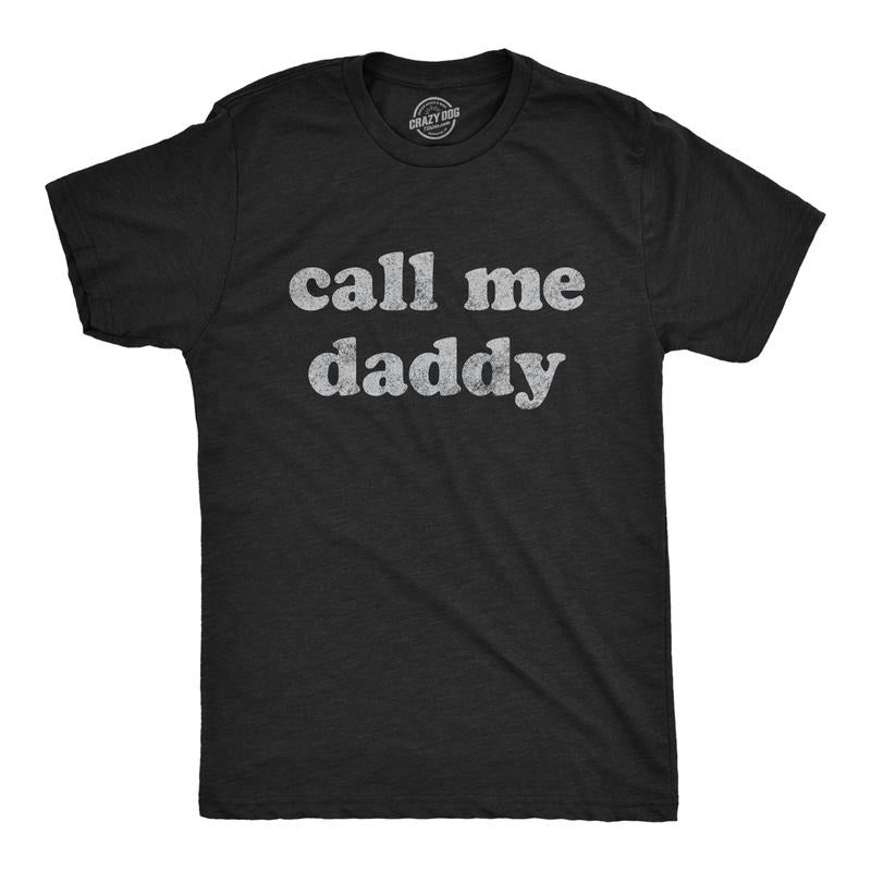Mens Call Me Daddy T Shirt Funny Fathers Day Graphic Novelty Tee Mens Funny T Shirts Cool Tees Soft Stylish Casual...