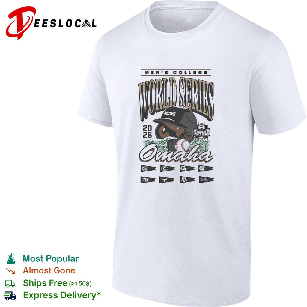Men’s College World Series 2026 Omaha NCAA Baseball Auburn Georgia Tech UNC shirt