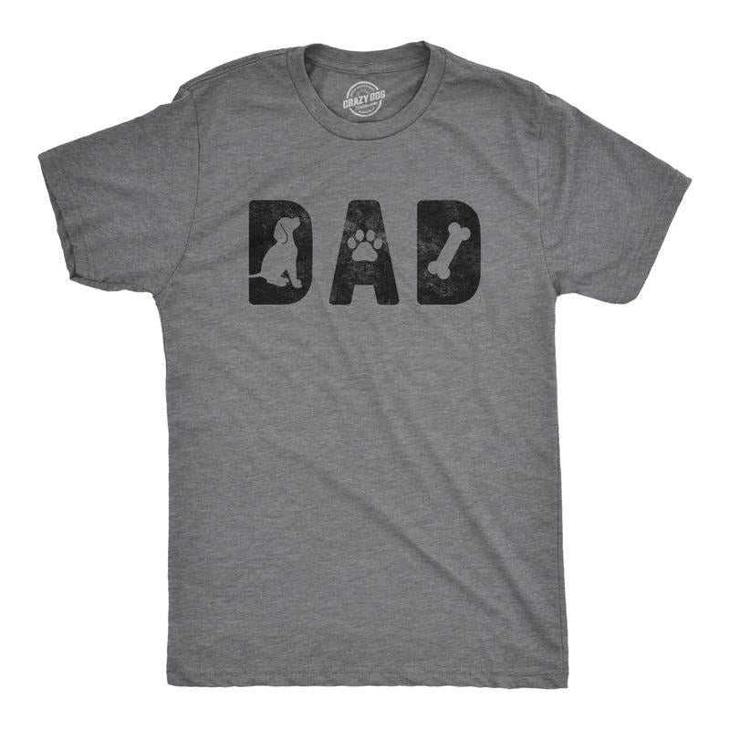 Mens Dad Dog T Shirt Funny Pet Puppy Dog Dad Graphic Novelty Tee Mens Funny T Shirts Cool Tees Soft Stylish Casual...
