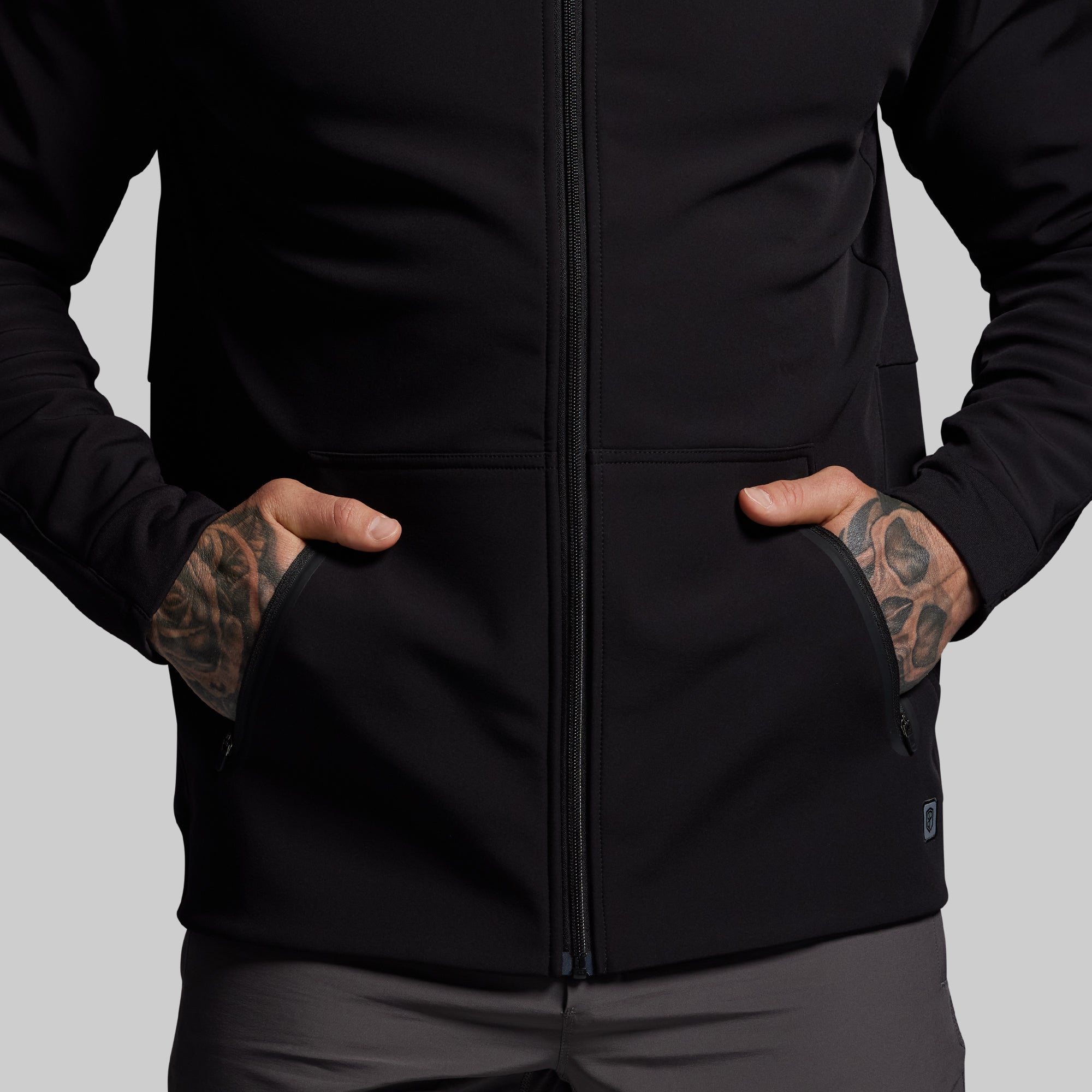 Training Full Zip Hoodie Set (Black)