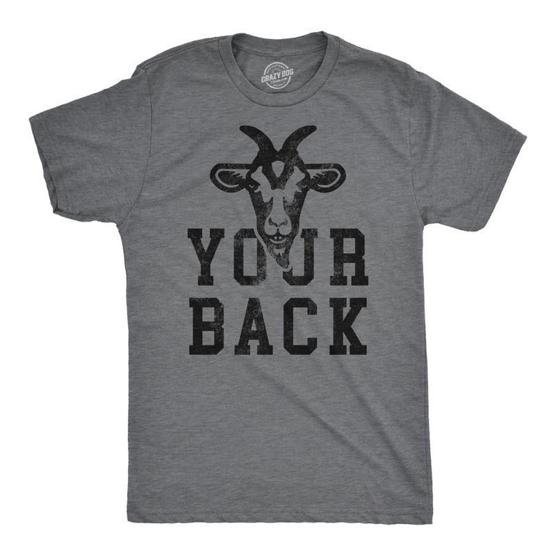 Mens Funny T Shirts Goat Your Back Sarcastic Graphic Novelty Tee For Men Mens Funny T Shirts Cool Tees Soft Stylish...