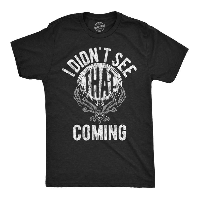 Mens Funny T Shirts I Didnt See That Coming Sarcastic Crystal Ball Graphic Novelty Tee For Men Mens Funny T Shirts Cool...