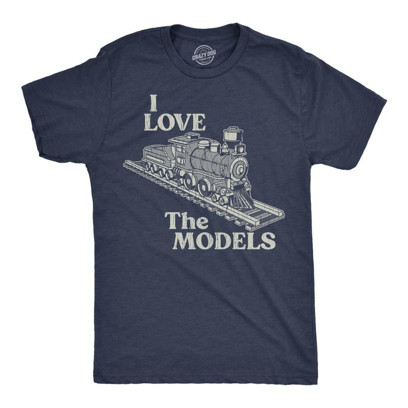 Mens Funny T Shirts I Love The Models Sarcastic Graphic Tee For Men Mens Funny T Shirts Cool Tees Soft Stylish Casual...
