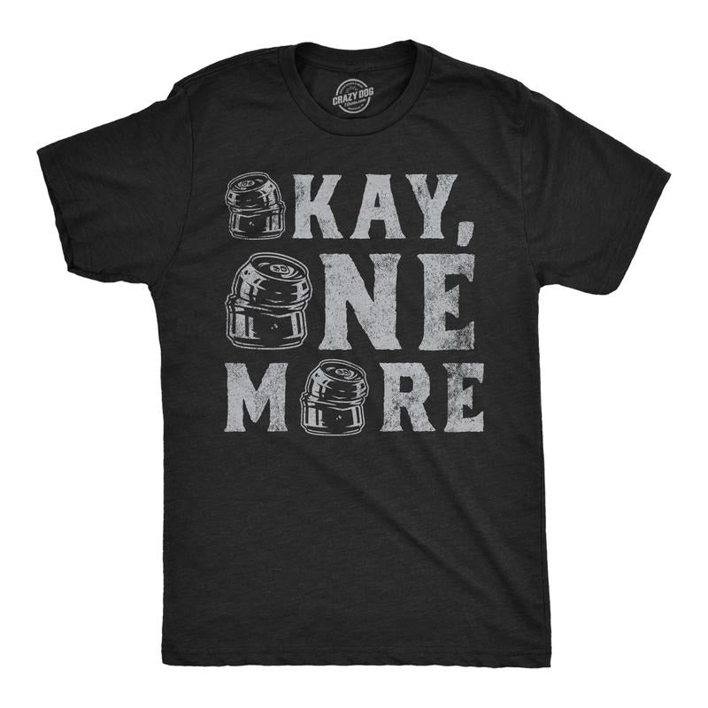 Mens Funny T Shirts Okay One More Sarcastic Drinking Graphic Tee for Men Mens Funny T Shirts Cool Tees Soft Stylish...
