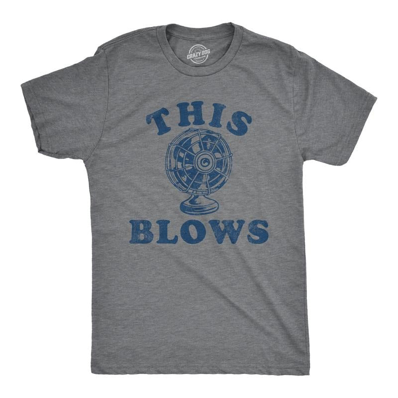 Mens Funny T Shirts This Blows Sarcastic Fan Graphic Novelty Tee For Men Mens Funny T Shirts Cool Tees Soft Stylish...