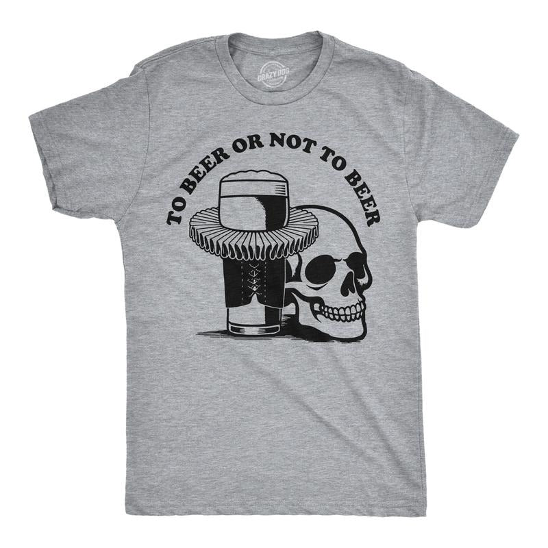 Mens Funny T Shirts To Beer Or Not To Beer Sarcastic Drinking Tee For Men Mens Funny T Shirts Cool Tees Soft Stylish...