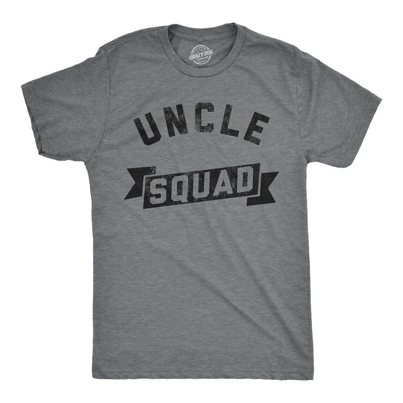 Mens Funny T Shirts Uncle Squad Family Graphic Tees For Men Mens Funny T Shirts Cool Tees Soft Stylish Casual Menswear...