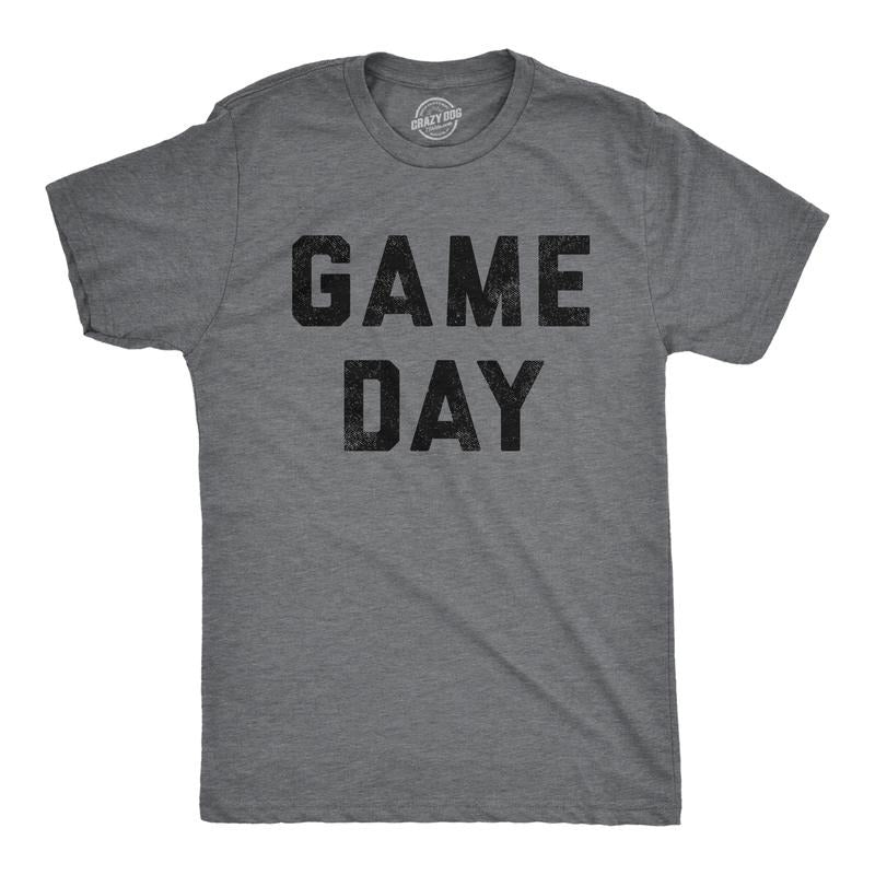 Mens Game Day T Shirt Funny Football Sunday Big Game Sports Graphic Tee Mens Funny T Shirts Cool Tees Soft Stylish Casual...