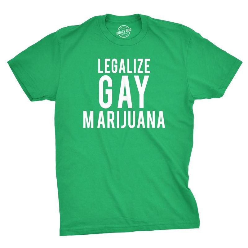 Mens Legalize Gay Marijuana Hilarious Plant Marriage 420 Stoner Wedding T shirt Hoodie Sweatshirt | PrintMintTees.com