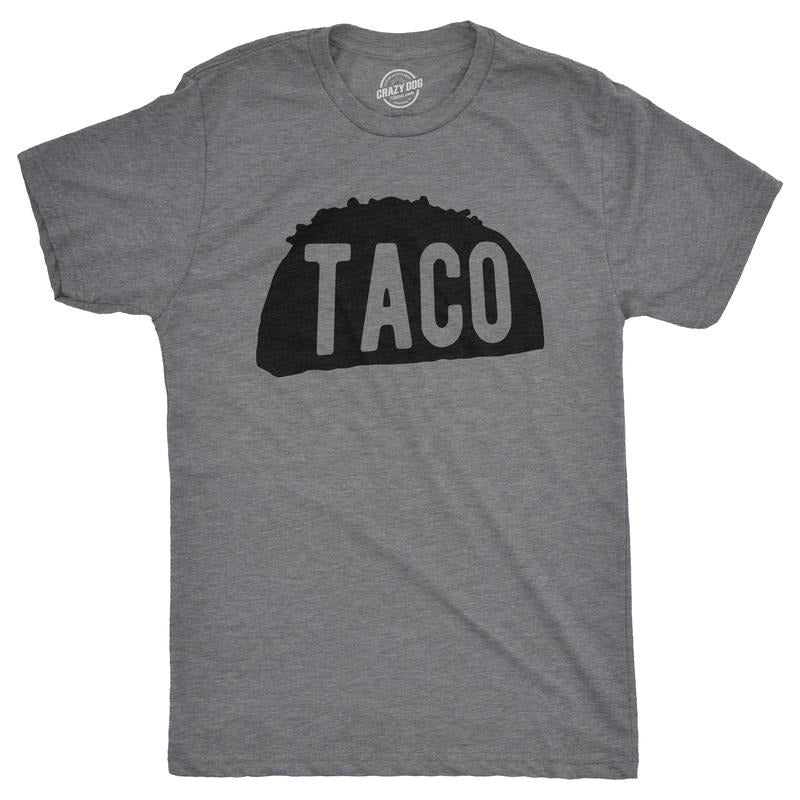 Mens Taco T Shirt Funny Taco Tuesday Tee for Guys Mens Funny T Shirts Cool Tees Soft Stylish Casual Menswear Cinco De...