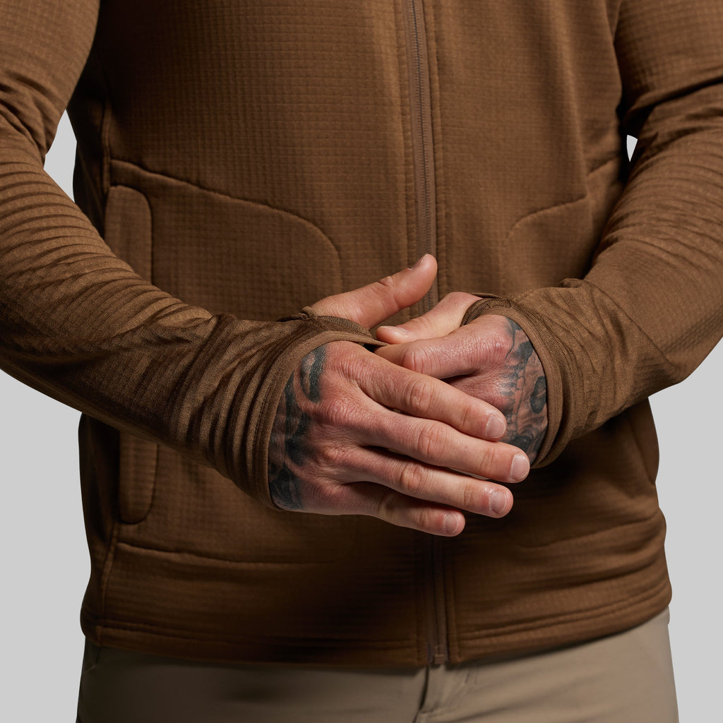 Quiver Full Zip Hoodie 2.0 (Coyote Brown)