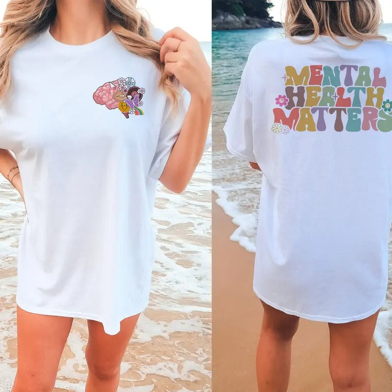 Mental Health Matters Shirt Mental Health Shirt Therapist Shirt Mental Health Awareness Shirt Psychologist Shirt Funny...
