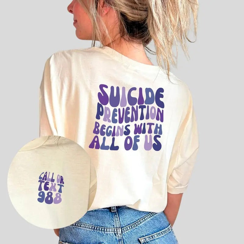 Mental Health Matters Suicide Prevention Shirt 988 Shirt Mental Health Shirt Suicide Awareness Shirt Hoodie Sweatshirt