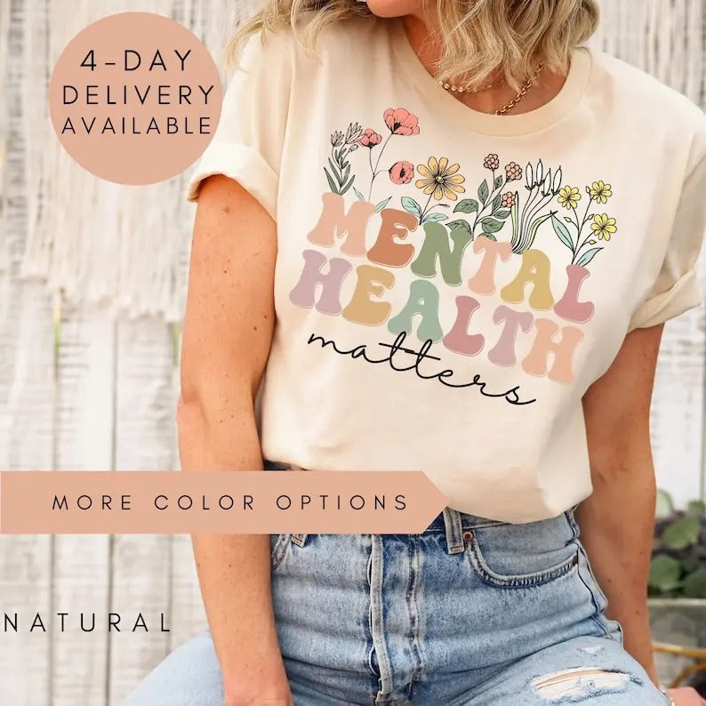 Mental Health Shirt, Mental Health Matters Shirt, Mental Health Teacher Shirt, Mental Health Awareness, Women Mental...