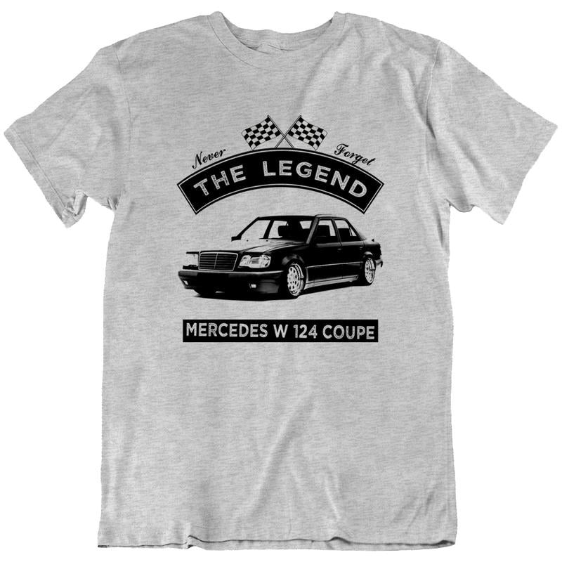 Mercedes W 124 Coupe Car Vintage Retro Tshirt Tee Mens Womens Gift New Hoodie Sweatshirt | PrintMintTees.com