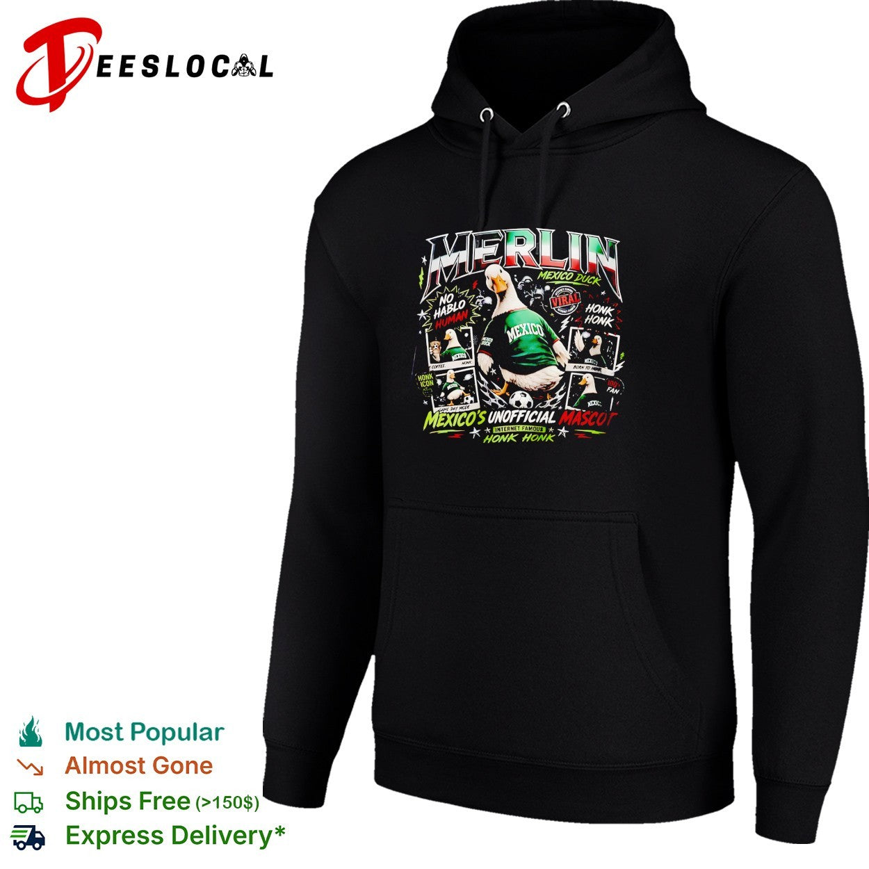 Merlin Mexico’s unofficial mascot duck shirt