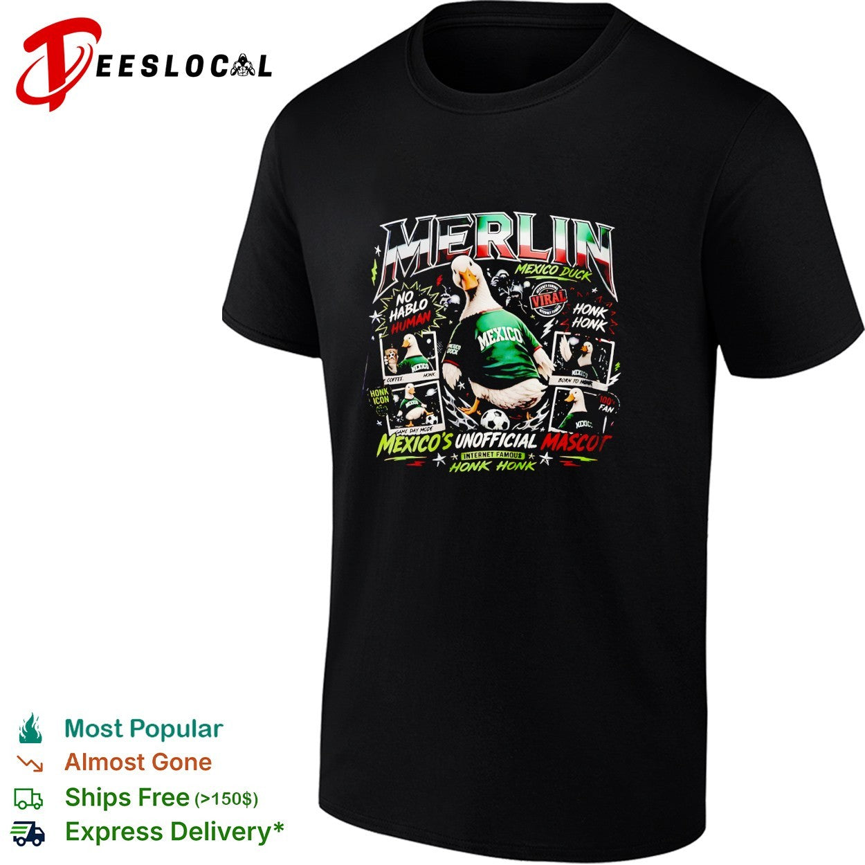 Merlin Mexico’s unofficial mascot duck shirt