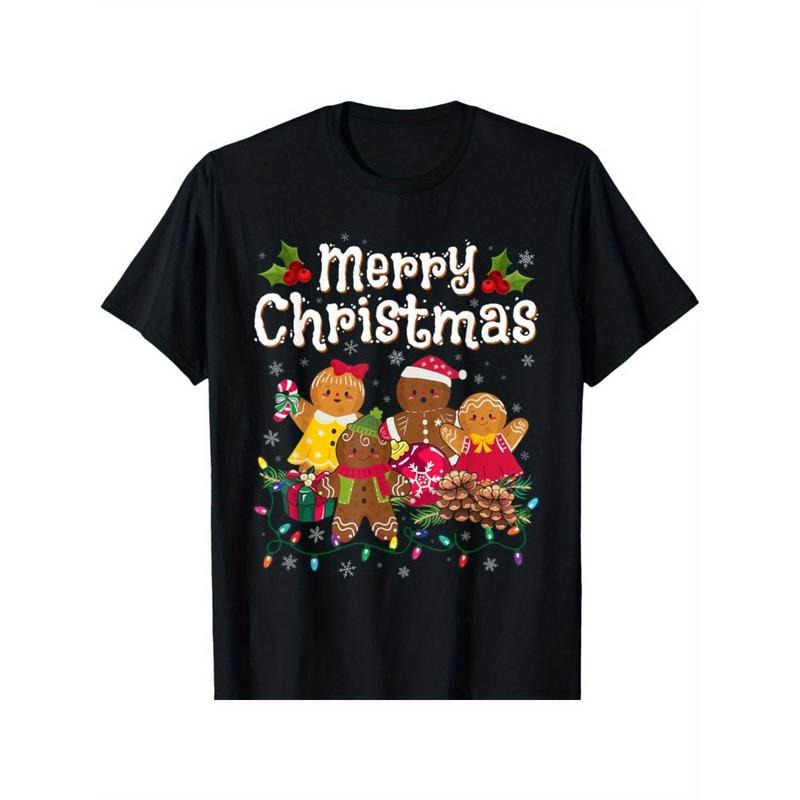 Merry Christmas Gingerbread T-Shirt made in usa Hoodie Sweatshirt | PrintMintTees.com