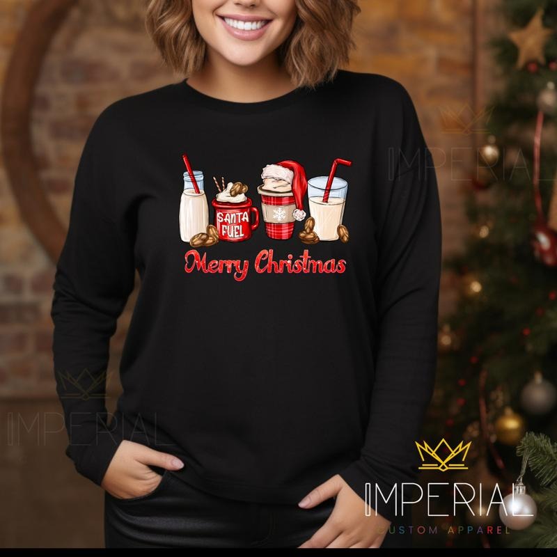 Merry Christmas Long Sleeve T-Shirt,  Merry T-Shirt , Christmas T-Shirt, Xmas Shirt Casual Slim-fitting Hoodie Sweatshirt