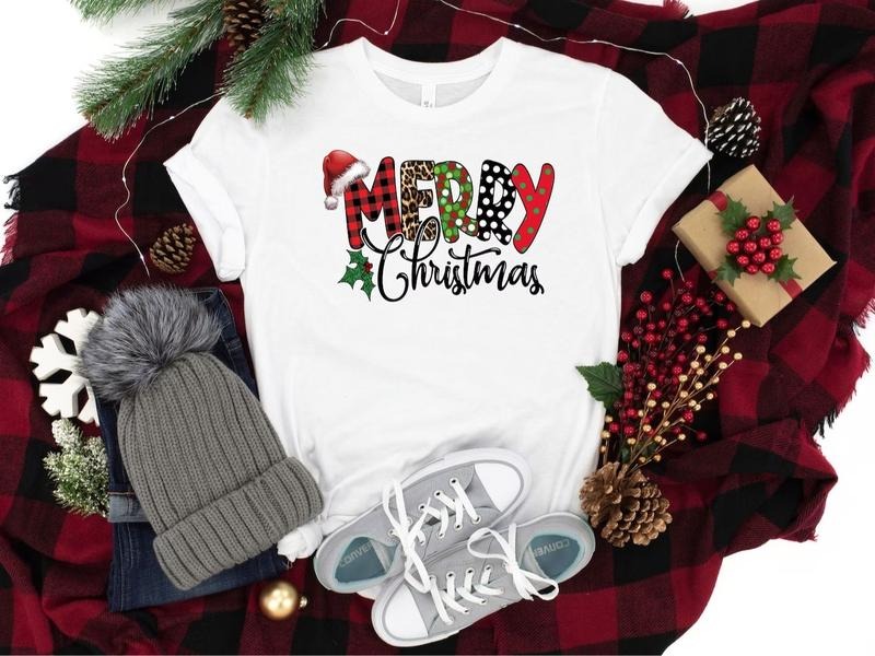 Merry Christmas Shirt, Merry Christmas Buffalo Plaid Sweatshirt, Christmas Hoodie, Christmas Love Shirt, Christmas Family...