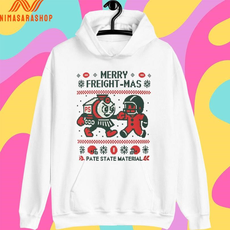 Merry Freight-mas Pate State Material Christmas 2025 Shirts