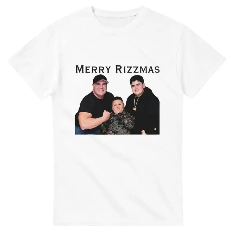 Merry Rizzmas - Costco Guys T-Shirt - The Rizzler - Funny T-shirt Hoodie Sweatshirt | PrintMintTees.com