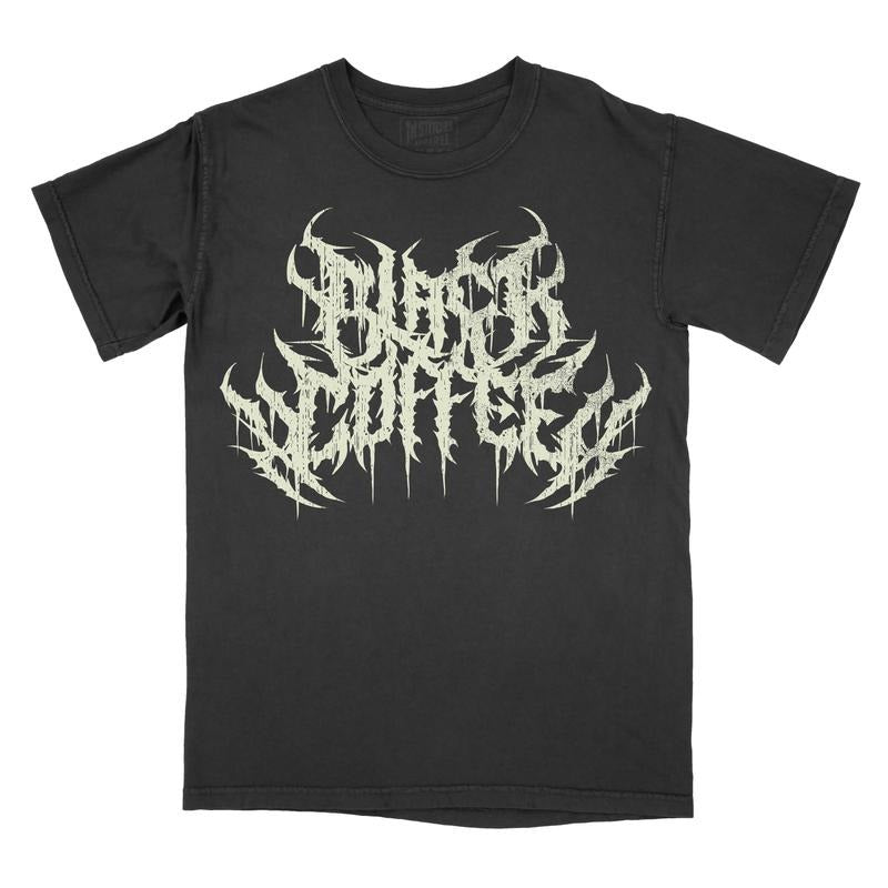 Metal Black Coffee Graphic Tee Comfort Colors Unisex T-shirt Gothic Alternative Fashion Hoodie Sweatshirt | PrintMintTees.com