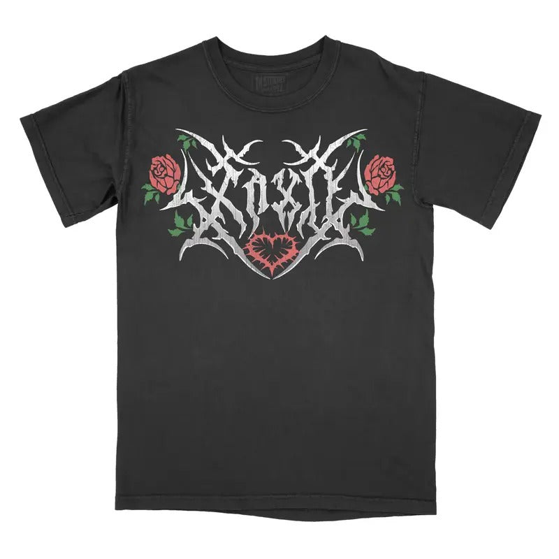 Metal XOXO Valentines Day Graphic Tee