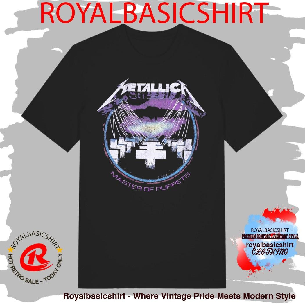 Metallica Master Of Puppets Vintage Raglan Shirt