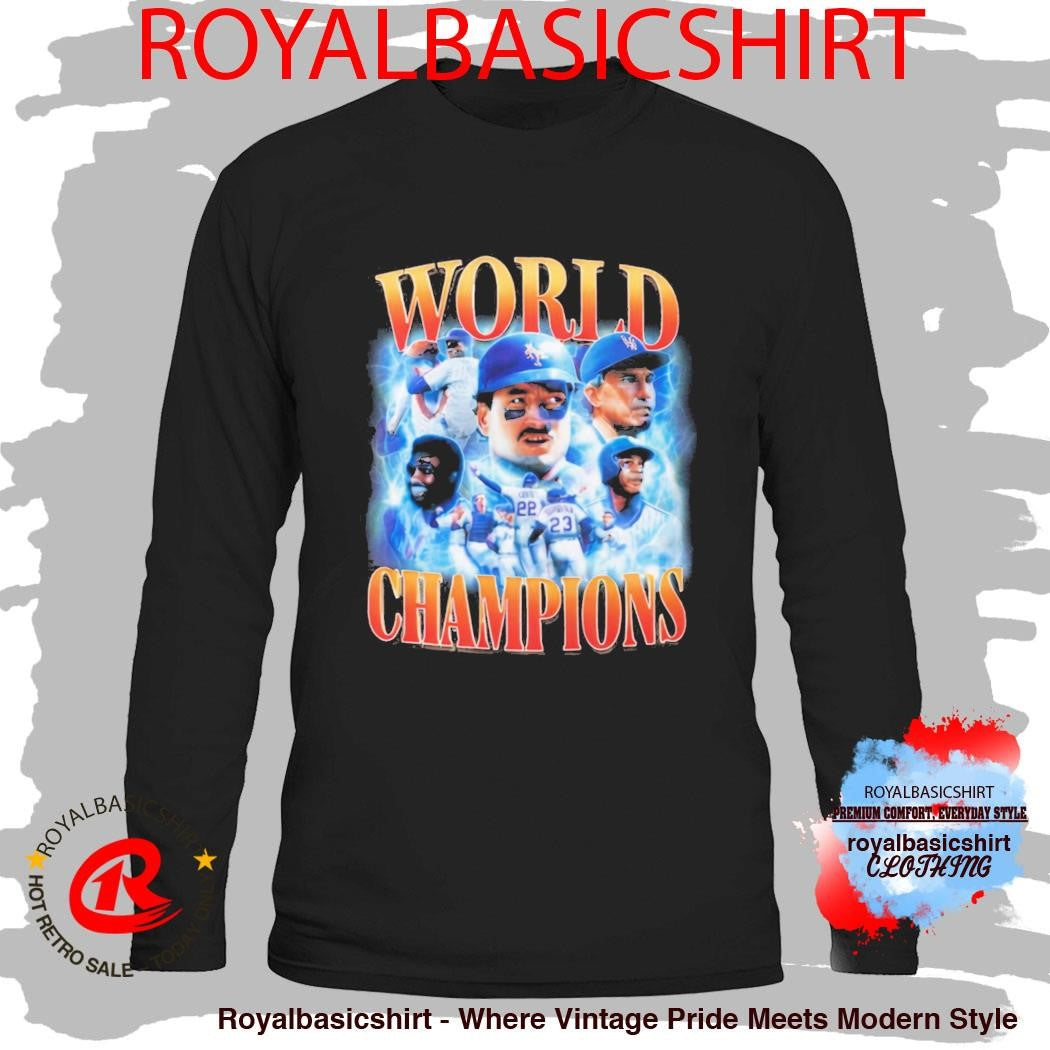Mets 1986 World Champions Retro Shirt