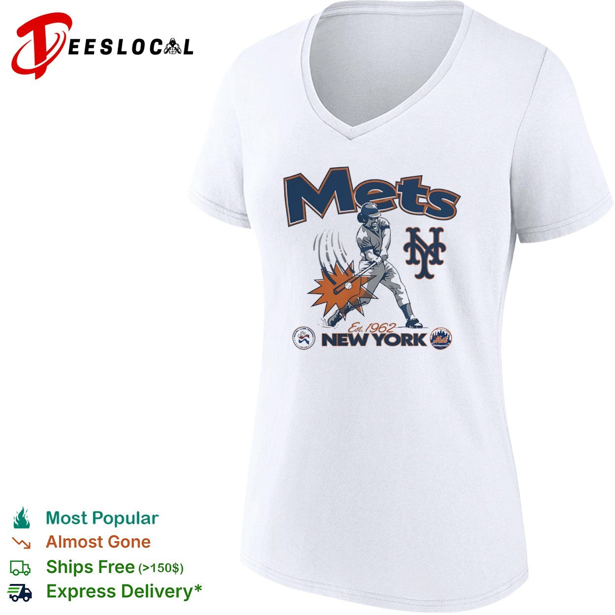 Mets New York Est 1962 National League Centennial 1876 1976 Baseball Club shirt