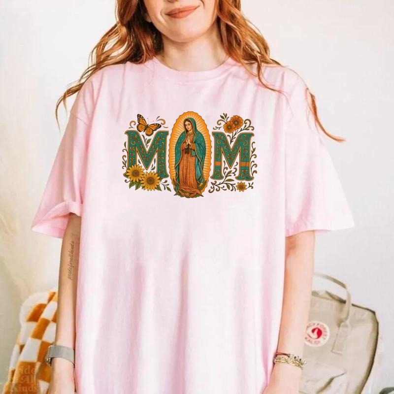 Mexican Mom Shirt, Latin Culture Mom Tshirt, Mexican Heritage Shirt, Virgen De Guadalupe Tee, Mama Cita Top, Mothers Day...