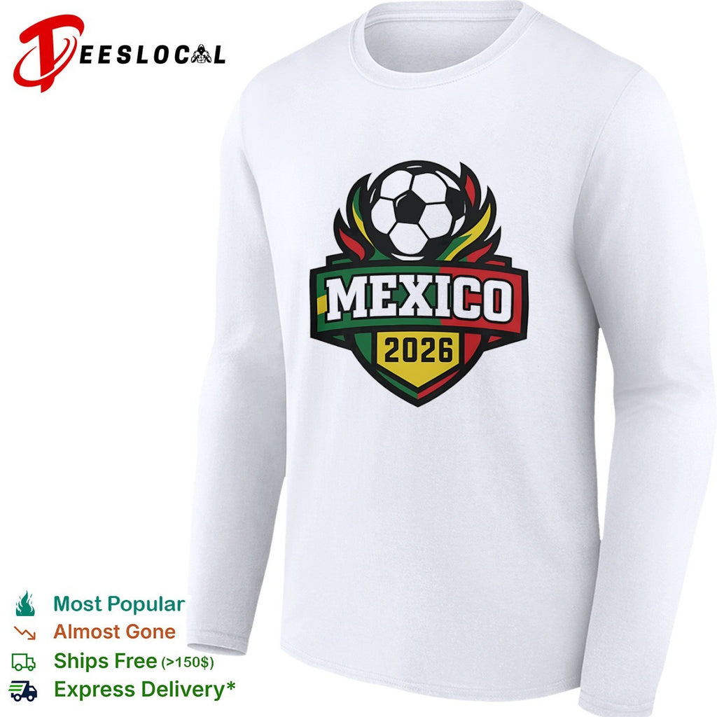 Mexico 2026 World Cup soccer logo shirt