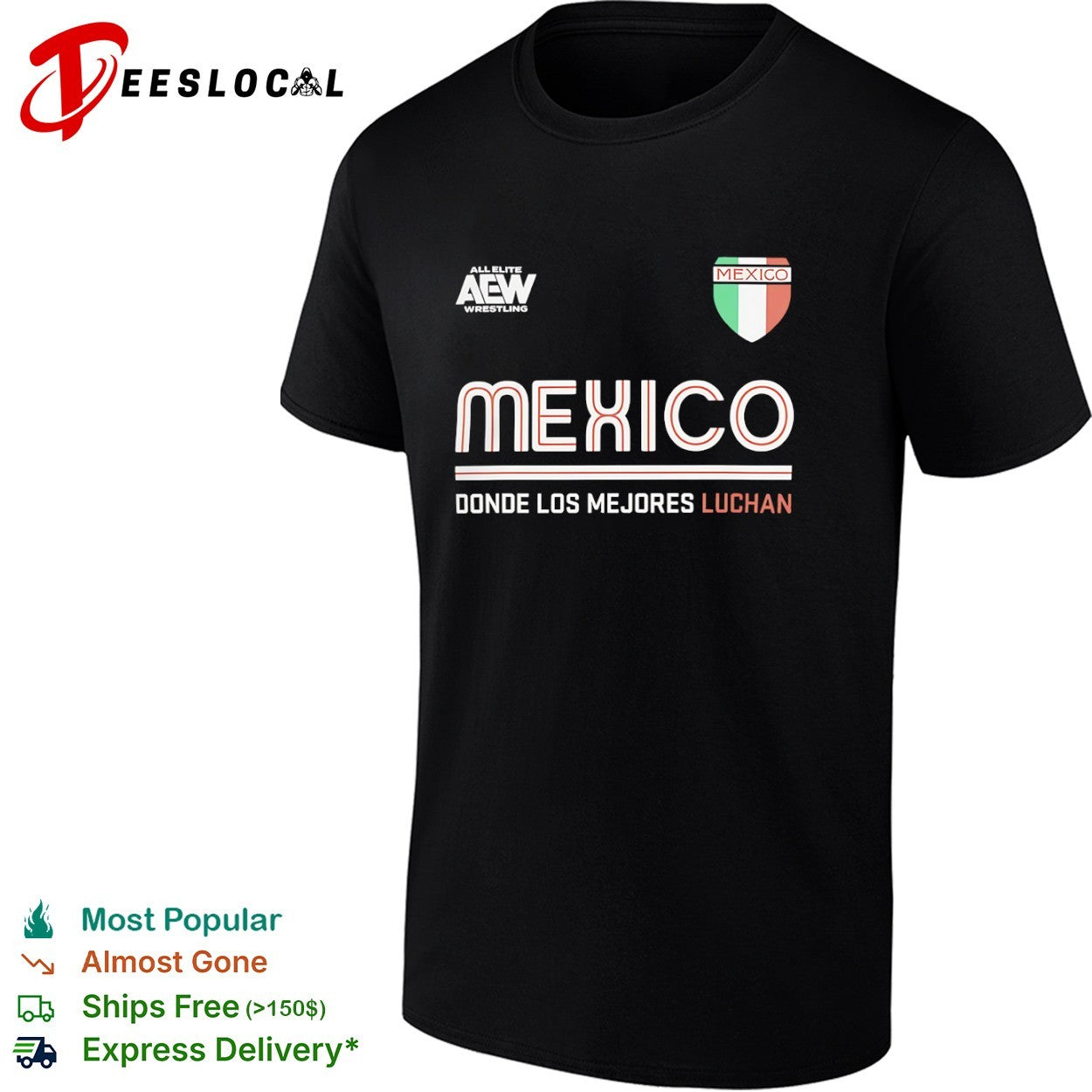 Mexico Donde Los Mejores Luchan Wrestling League Sports Shirt