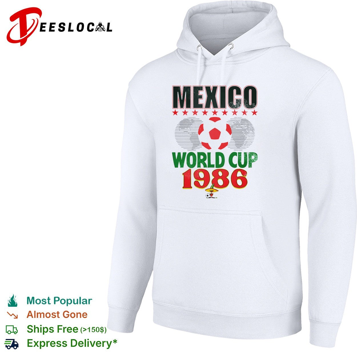 Mexico World Cup soccer ball 1986 shirt