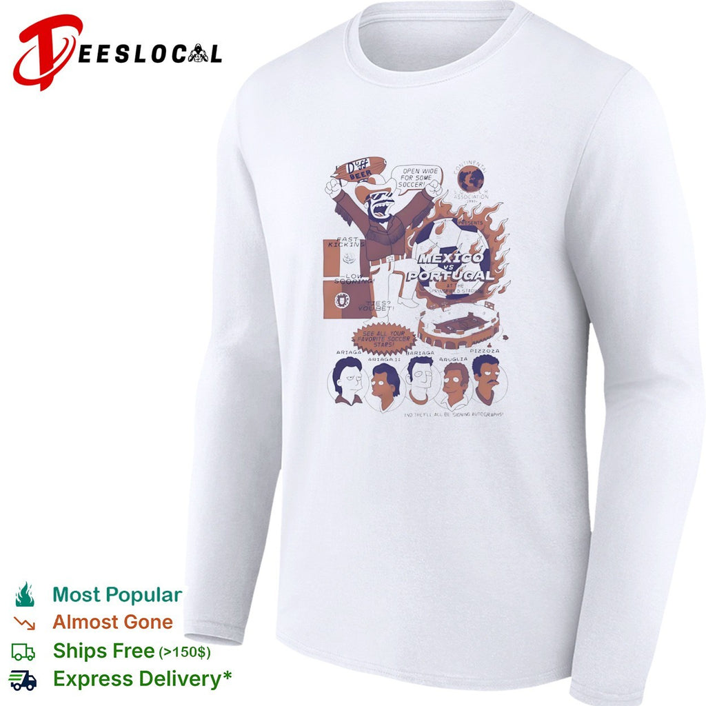 Mexico vs Portugal soccer match shirt