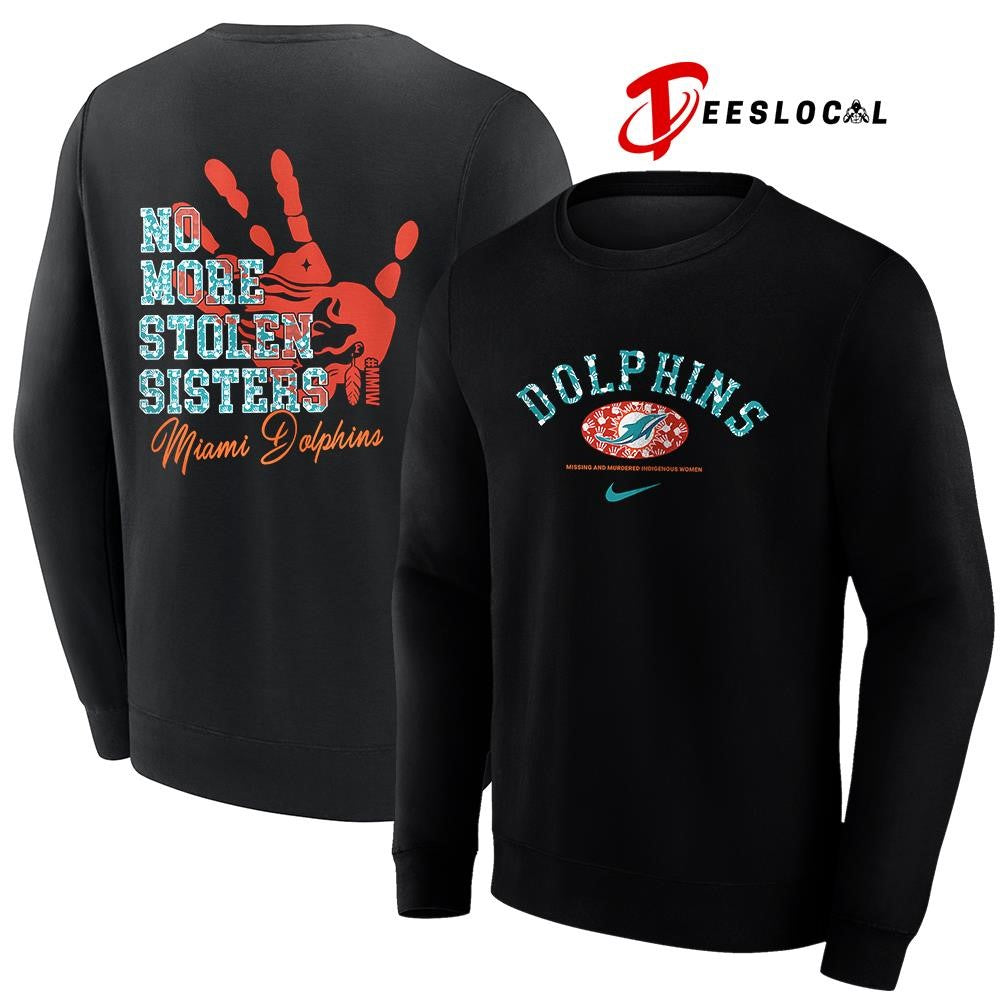 Miami Dolphins missing and murdered indigenous women no more stolen sisters shirt